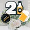 Big Dot of Happiness Cheers and Beers to 21 Years - 21st Birthday Party Centerpiece Sticks - Table Toppers - Set of 15